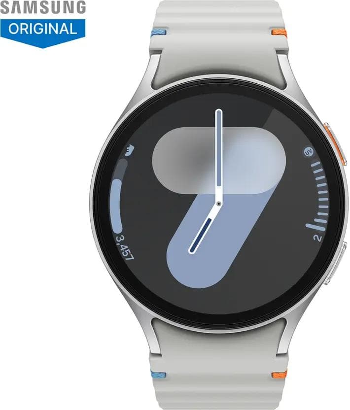 SAMSUNG Galaxy Watch7 44mm BT (Silver Strap, Large)