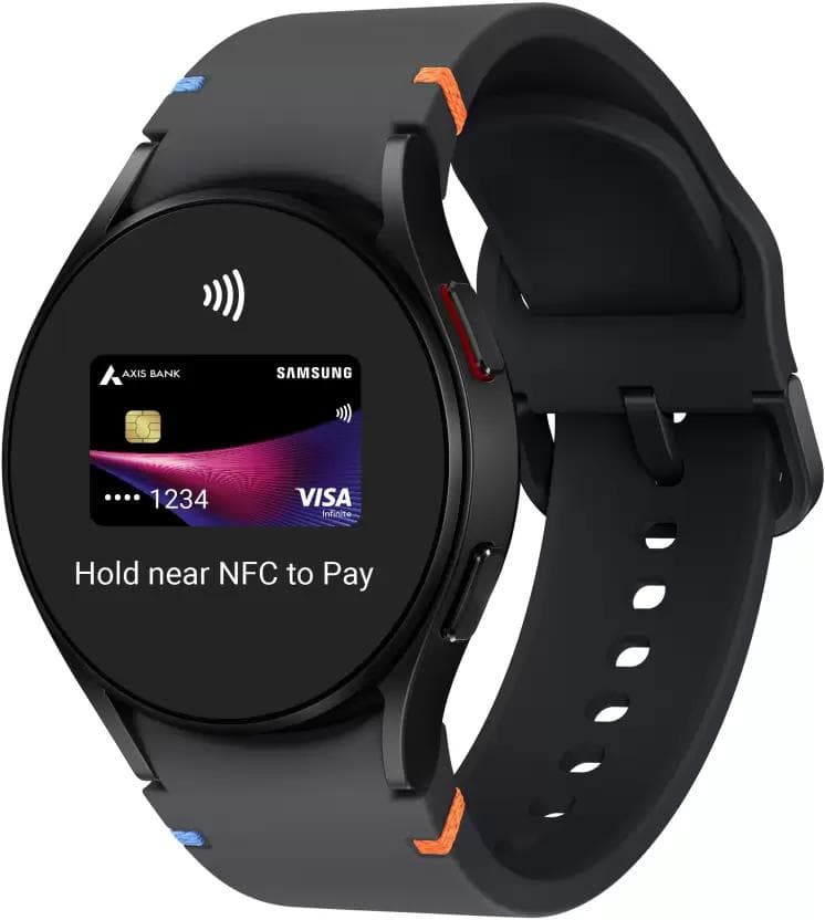SAMSUNG Galaxy Watch FE, 40mm BT, Sapphire Crystal Display, Sleep Coach, Fall Detection (Black Strap, Small)