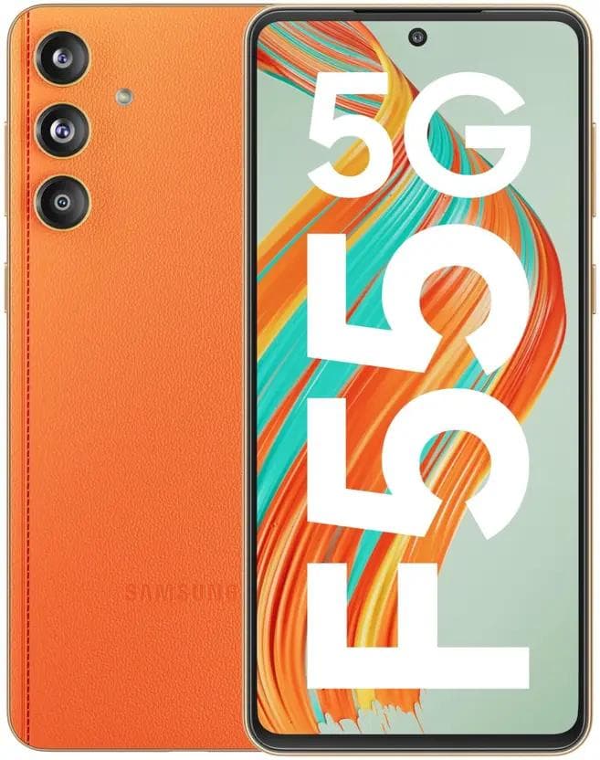 SAMSUNG Galaxy F55 5G (Apricot Crush, 256 GB) (8 GB RAM)